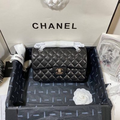 Alternative view of Replica Chanel Small Classic Double Flap Bag A01113 In Lambskin