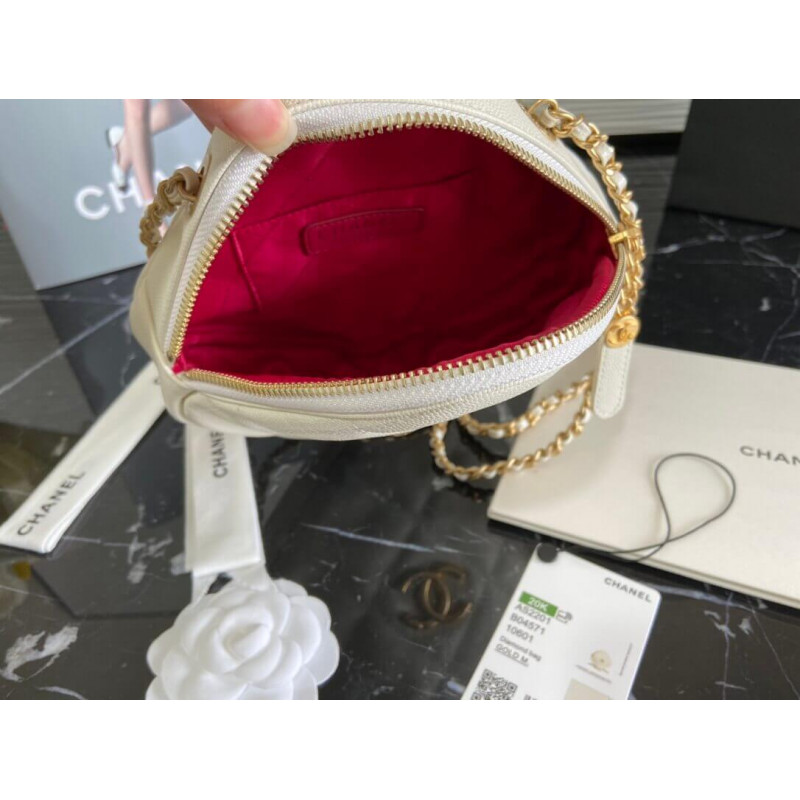 Replica Chanel Small Diamond Bag As2201 In Grained Calfskin - Image 10