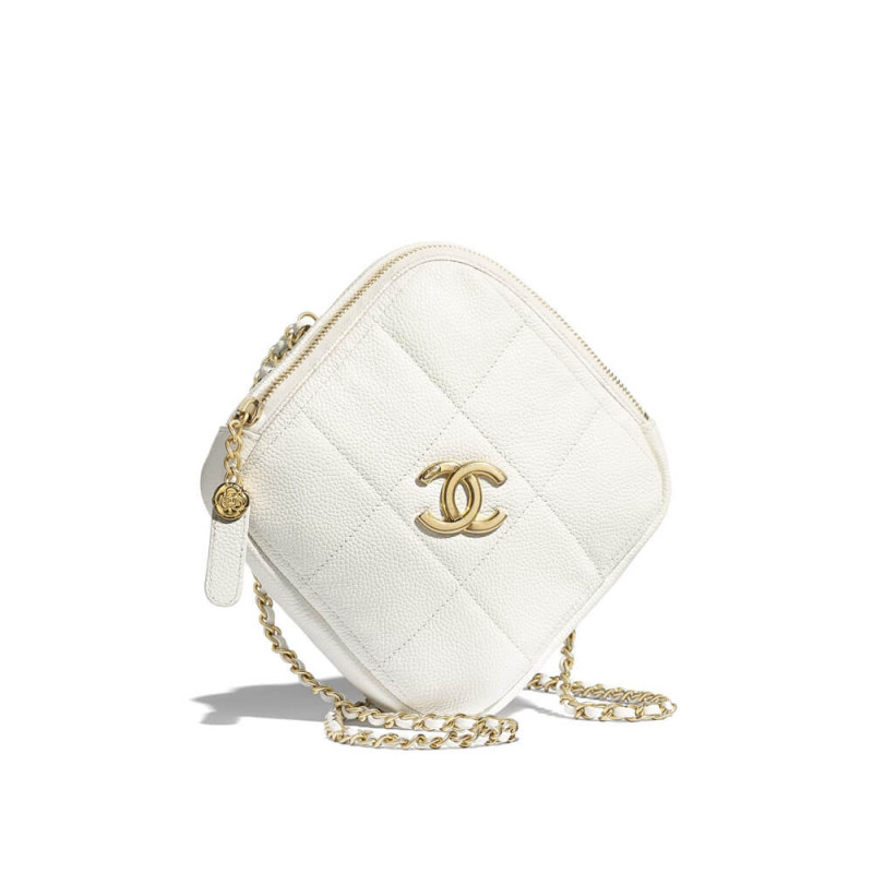 Replica Chanel Small Diamond Bag As2201 In Grained Calfskin