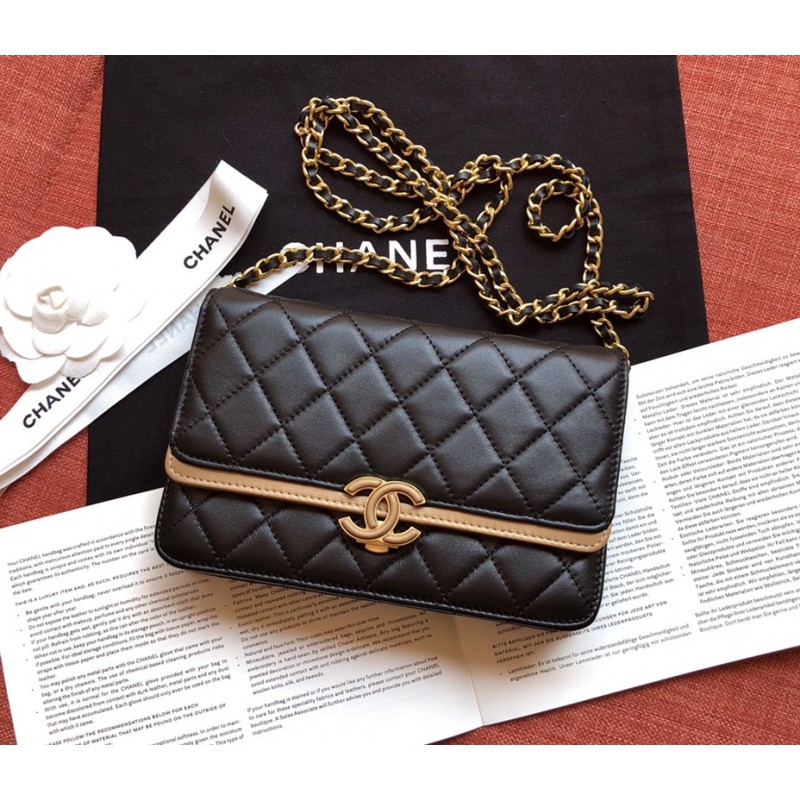 Replica Chanel Small Flap Bag A57275 Black/Gold - Image 3
