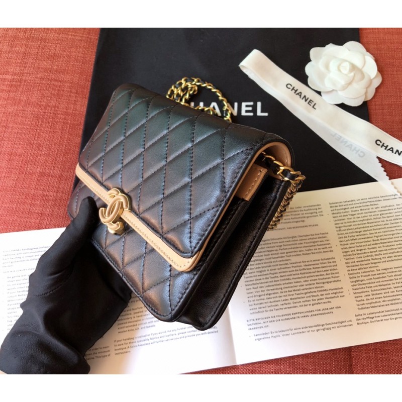 Replica Chanel Small Flap Bag A57275 Black/Gold - Image 4