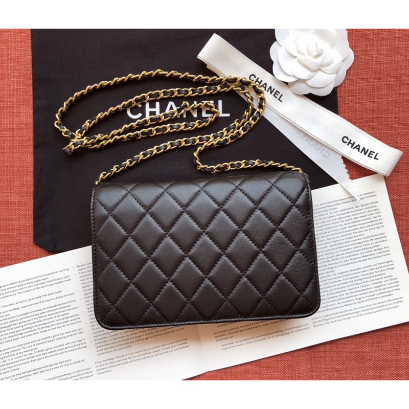 Replica Chanel Small Flap Bag A57275 Black/Gold - Image 8