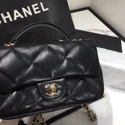 Alternative view of Replica Chanel Small Flap Bag With Handle As1114