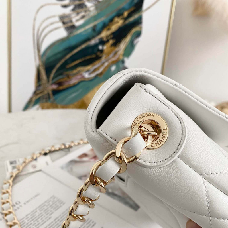 Replica Chanel Small Logo Strap Bag As2299 - Image 3