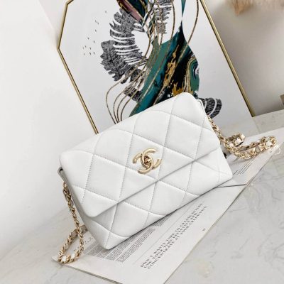 Replica Chanel Small Logo Strap Bag As2299