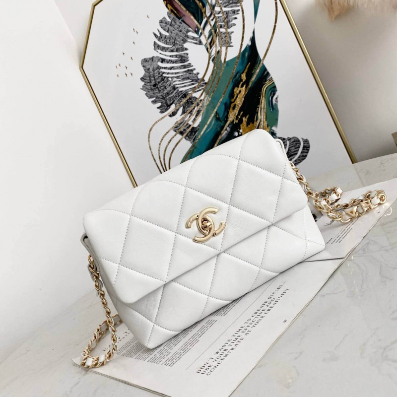 Replica Chanel Small Logo Strap Bag As2299