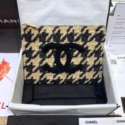 Replica Chanel Tweed Pouch Clutch Bag Ap0803