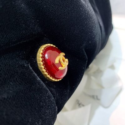Alternative view of Replica Chanel Velvet Clutch With Enamel As2137