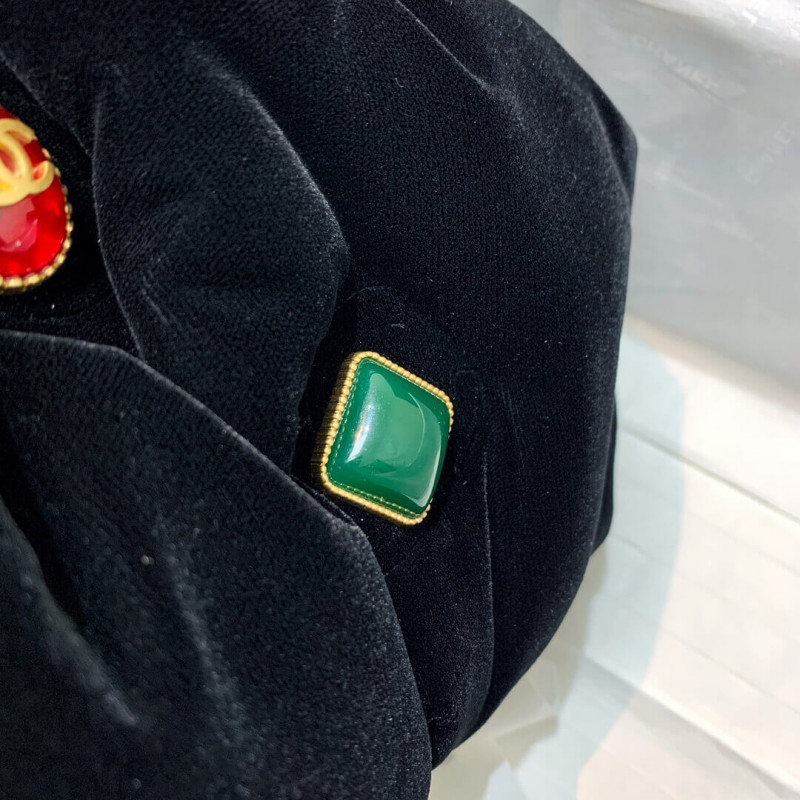 Replica Chanel Velvet Clutch With Enamel As2137 - Image 6