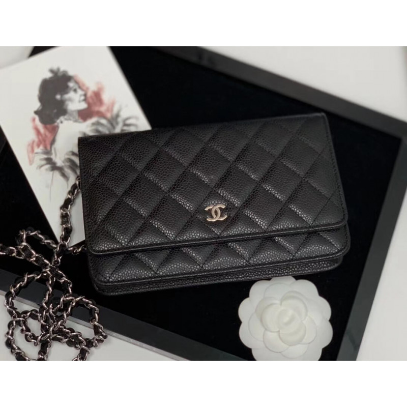 Replica Chanel Wallet On Chain Caviar Gold Hardware Bag 528725 - Image 2
