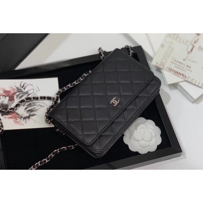 Replica Chanel Wallet On Chain Caviar Gold Hardware Bag 528725 - Image 4