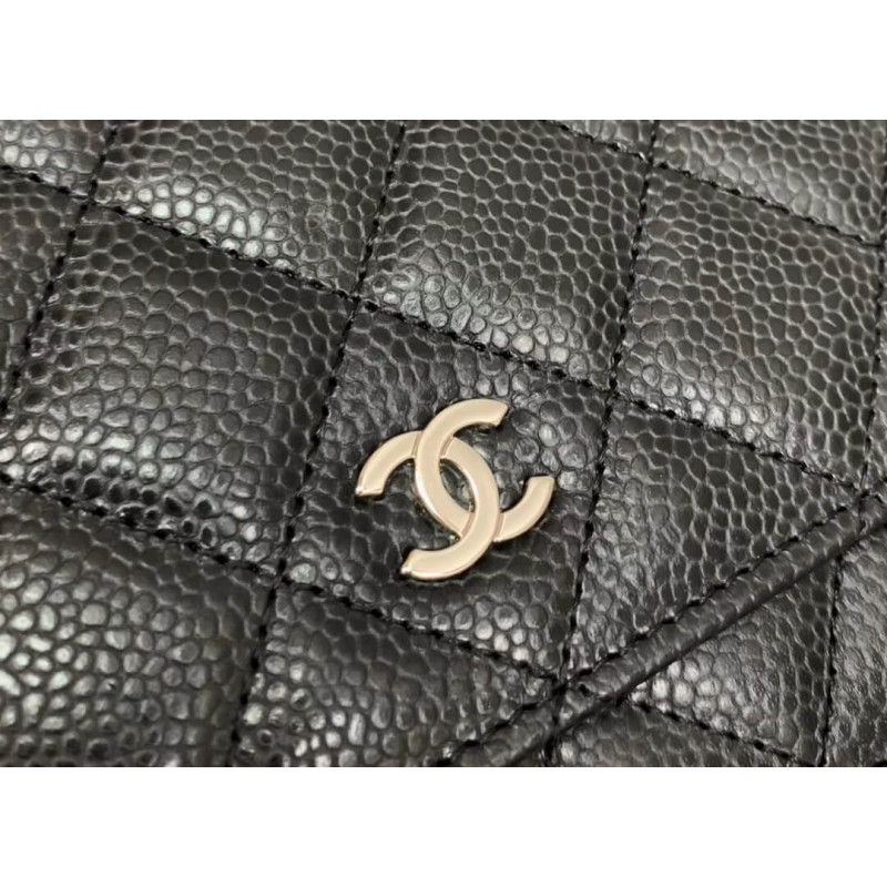 Replica Chanel Wallet On Chain Caviar Gold Hardware Bag 528725 - Image 9