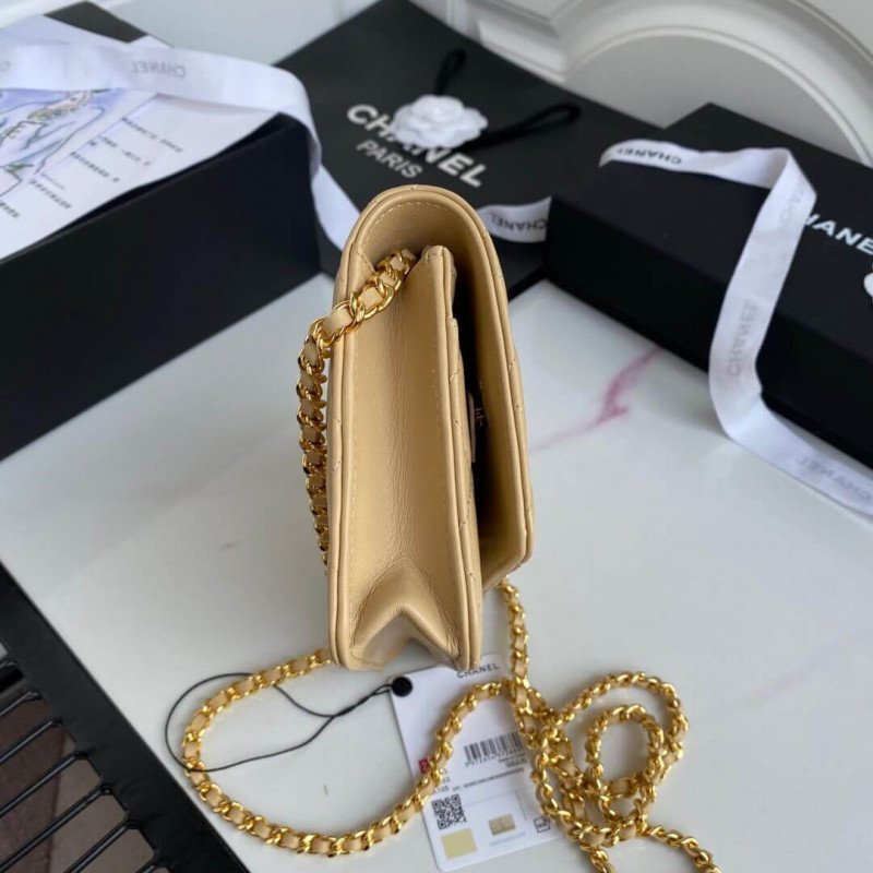 Replica Chanel Zirconium Crystal Cc Logo Wallet On Chain Ap1943 - Image 5