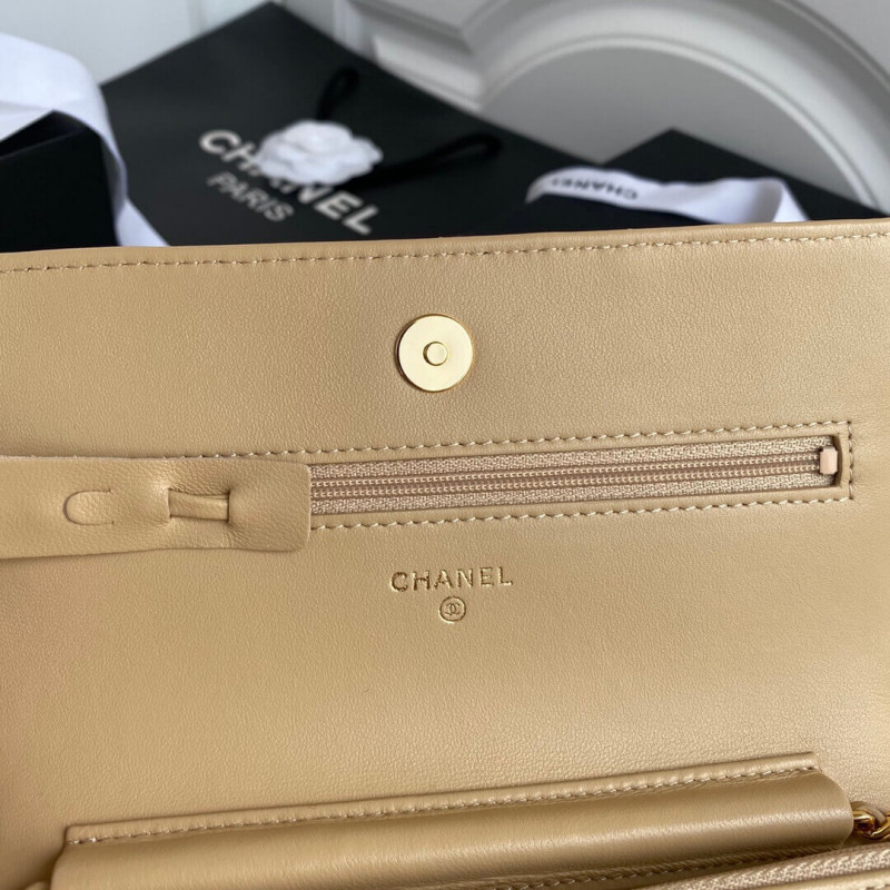 Replica Chanel Zirconium Crystal Cc Logo Wallet On Chain Ap1943 - Image 9