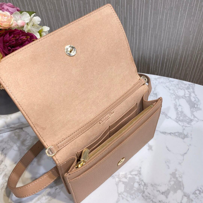 Replica Christian Dior 30 Montaigne 2-In-1 Pouch Grained Calfskin S2086 - Image 9