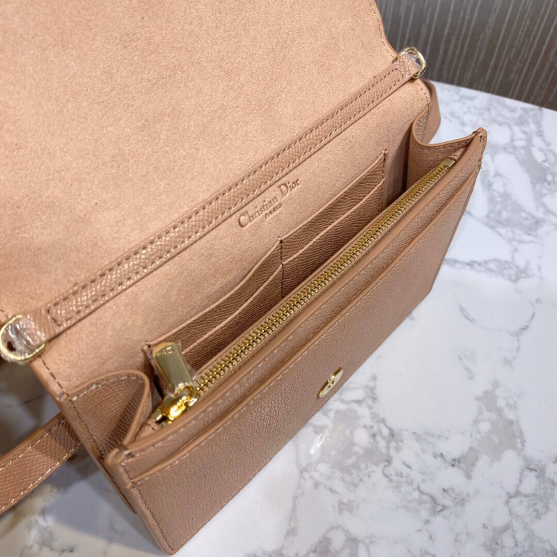 Replica Christian Dior 30 Montaigne 2-In-1 Pouch Grained Calfskin S2086 - Image 10