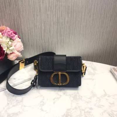 Alternative view of Replica Christian Dior 30 Montaigne Box Bag Oblique Jacquard M9204
