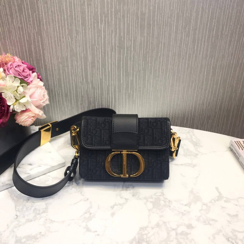 Replica Christian Dior 30 Montaigne Box Bag Oblique Jacquard M9204 - Image 2