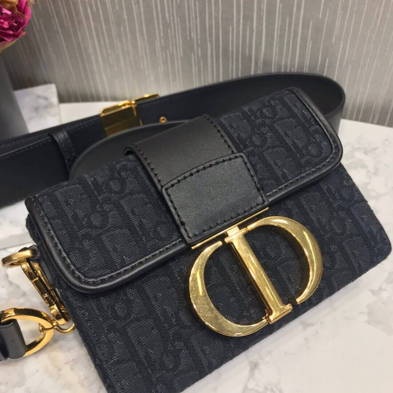 Replica Christian Dior 30 Montaigne Box Bag Oblique Jacquard M9204 - Image 4