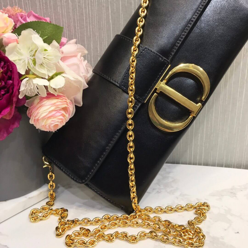 Replica Christian Dior 30 Montaigne Calfskin Clutch Chain Bag M9206 - Image 4