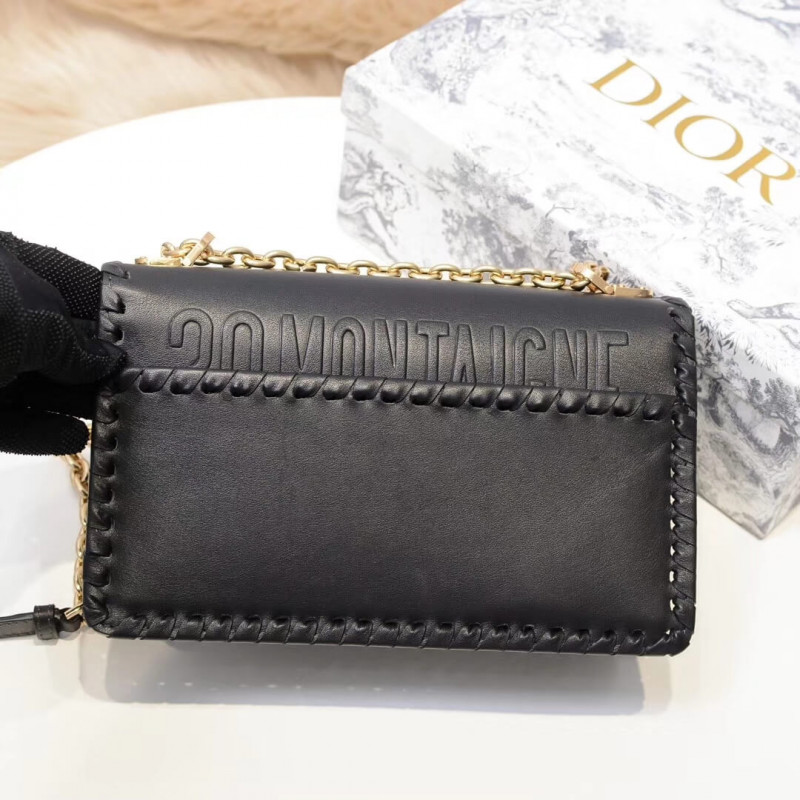 Replica Christian Dior 30 Montaigne Calfskin Flap Chain Bag M9220 - Image 3