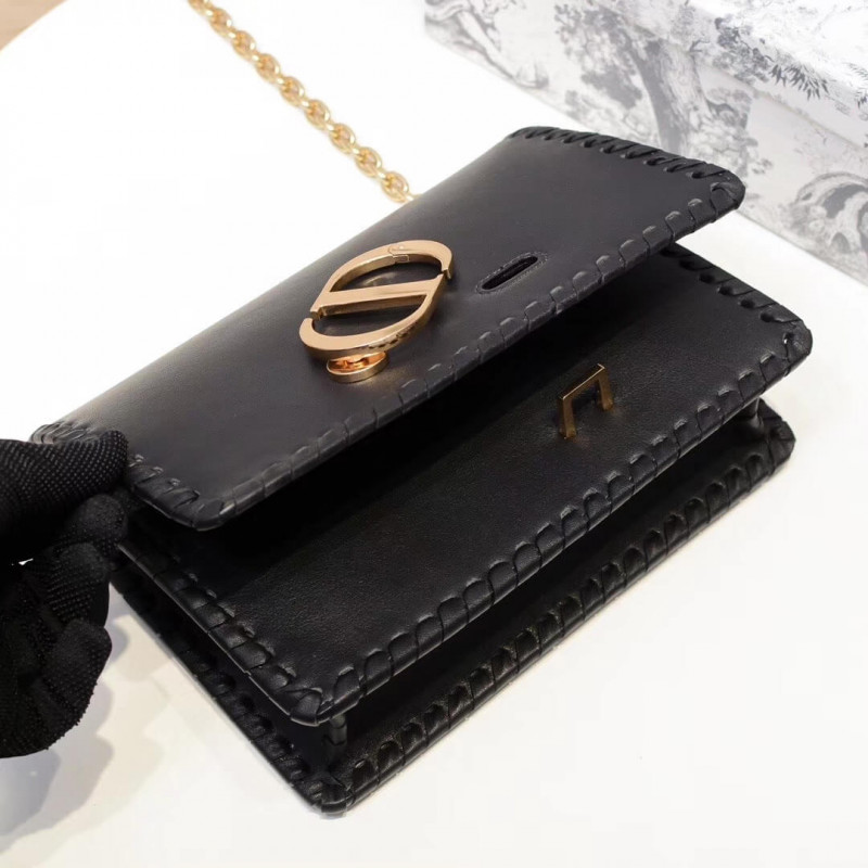 Replica Christian Dior 30 Montaigne Calfskin Flap Chain Bag M9220 - Image 7
