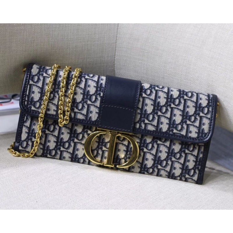 Replica Christian Dior 30 Montaigne Jacquard Canvas Clutch Bag M9206 - Image 2