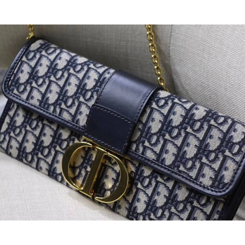 Replica Christian Dior 30 Montaigne Jacquard Canvas Clutch Bag M9206 - Image 3