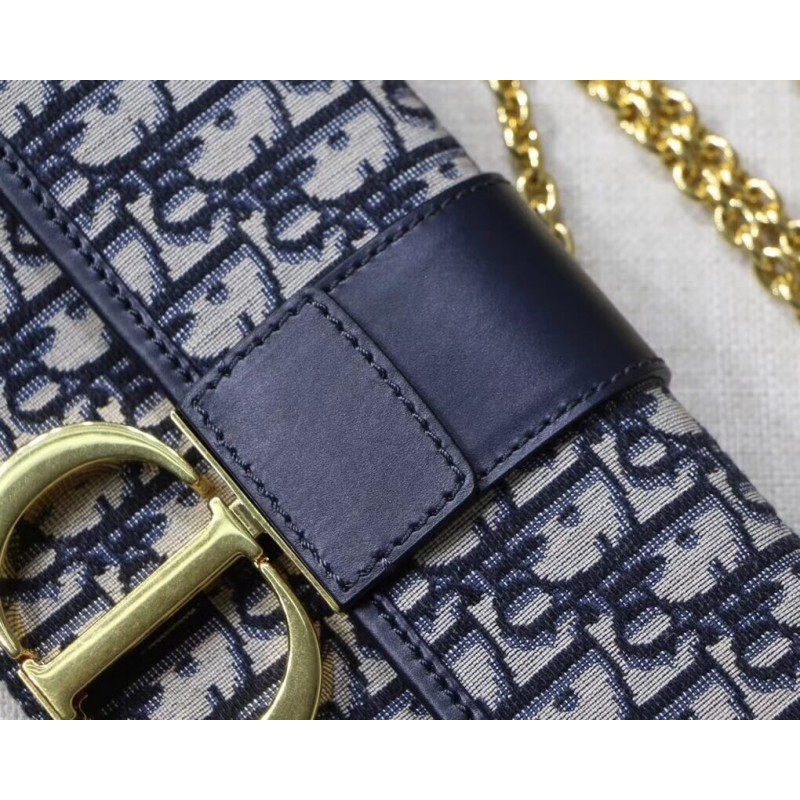 Replica Christian Dior 30 Montaigne Jacquard Canvas Clutch Bag M9206 - Image 5