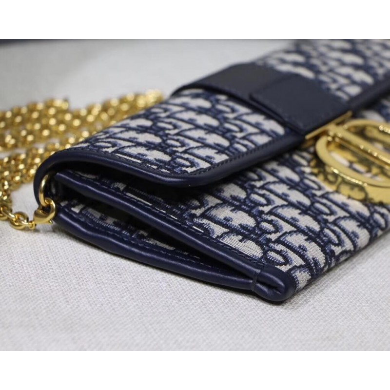 Replica Christian Dior 30 Montaigne Jacquard Canvas Clutch Bag M9206 - Image 8