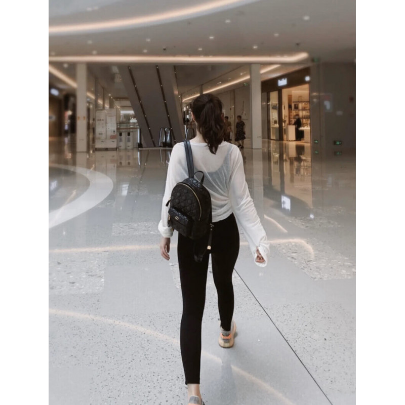 Replica Christian Dior Black Cannage Lambskin Small Backpack M9221 - Image 3