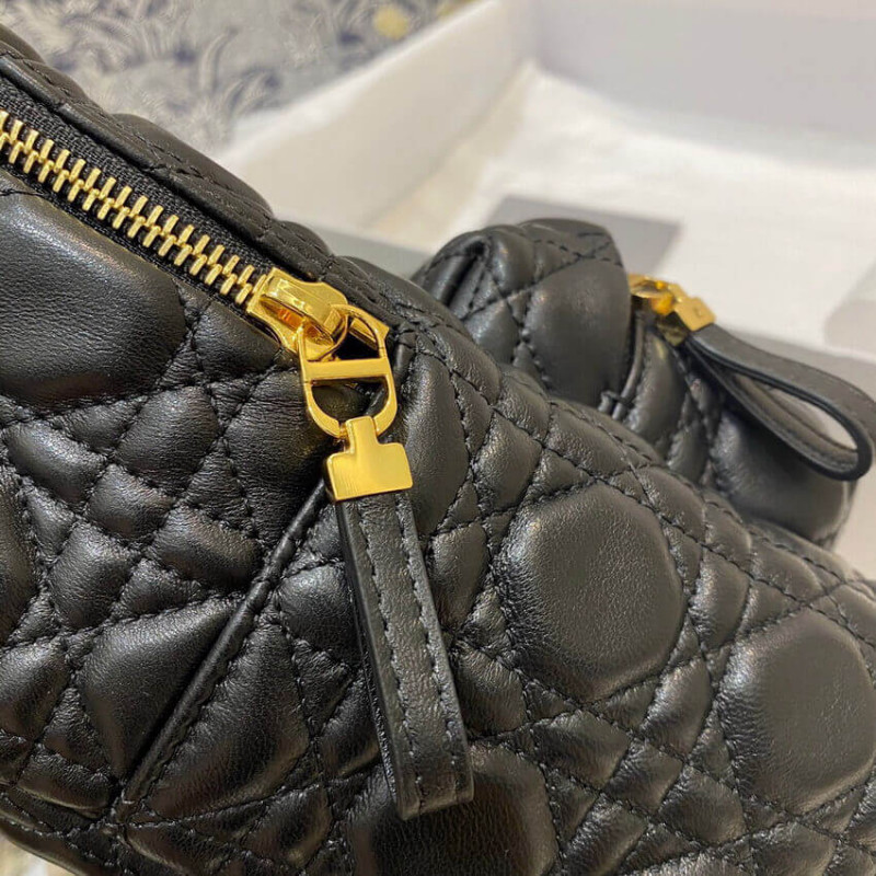 Replica Christian Dior Black Cannage Lambskin Small Backpack M9221 - Image 8