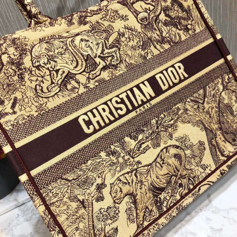 Replica Christian Dior Book Tote Black Toile De Jouy Bag M1286 - Image 3