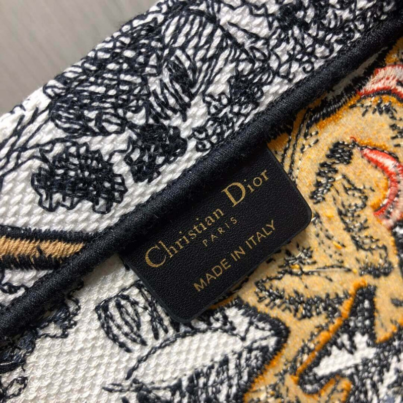 Replica Christian Dior Book Tote Multicolor Toile De Jouy Bag M1286 - Image 9