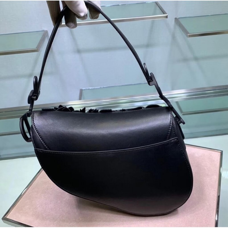 Replica Christian Dior Embroidered Flowers Saddle Bag M0446 - Image 3
