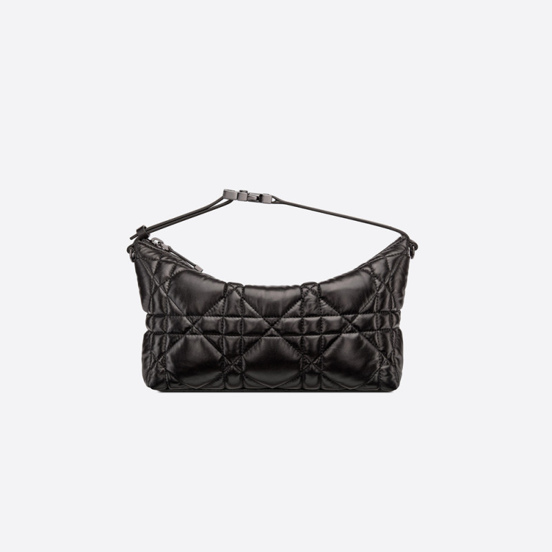 Replica Christian Dior Medium Diortravel Nomad Pouch In Macrocannage Calfskin S5554