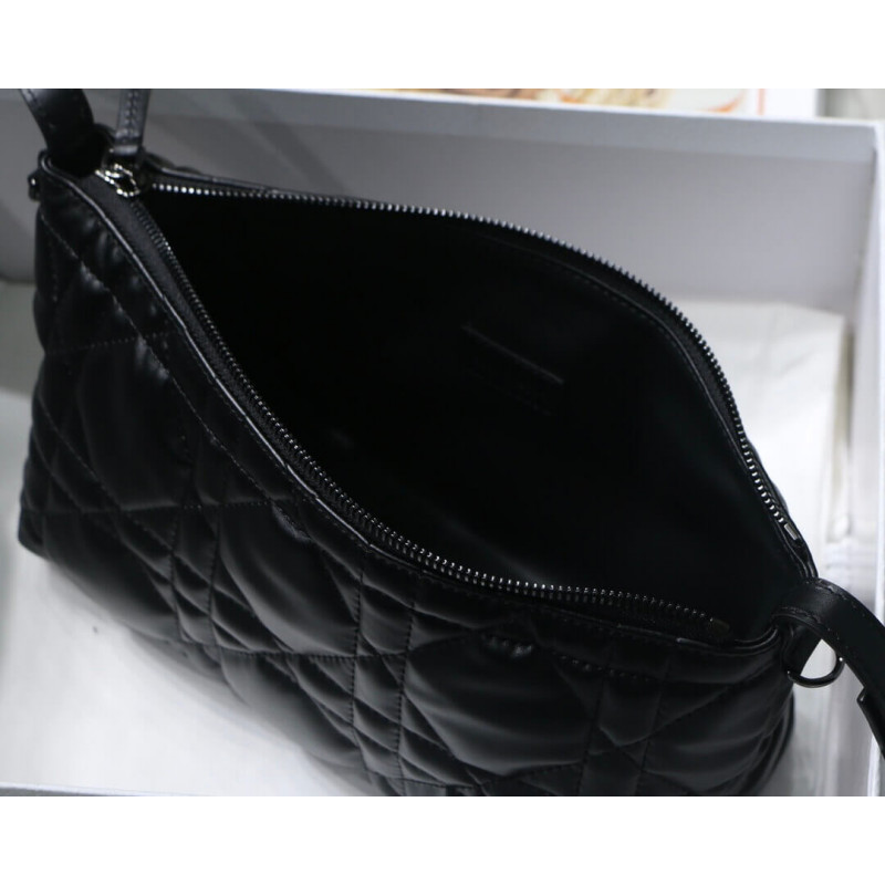 Replica Christian Dior Medium Diortravel Nomad Pouch In Macrocannage Calfskin S5554 - Image 11