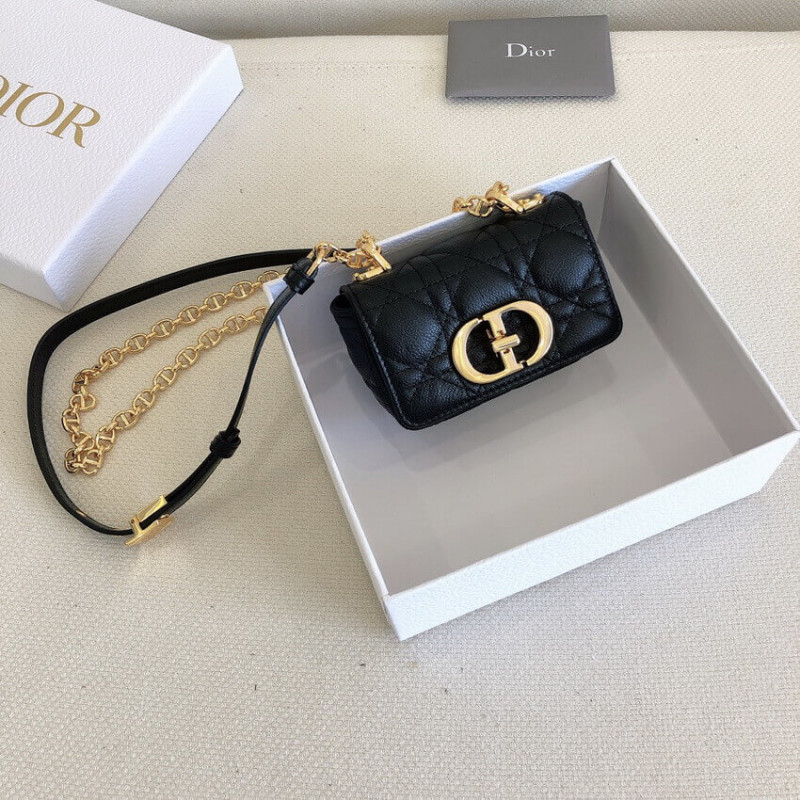 Replica Christian Dior Micro Caro Bag Supple Cannage Calfskin S2022 - Image 11
