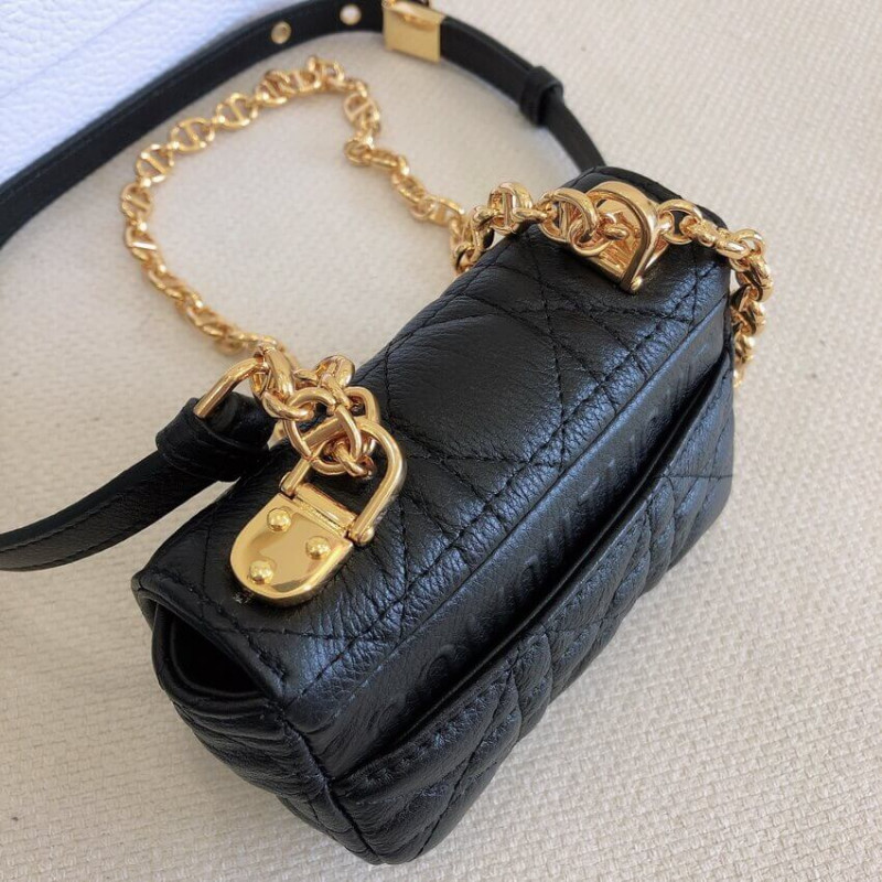 Replica Christian Dior Micro Caro Bag Supple Cannage Calfskin S2022 - Image 5