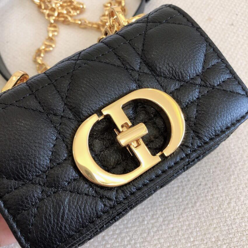Replica Christian Dior Micro Caro Bag Supple Cannage Calfskin S2022 - Image 6