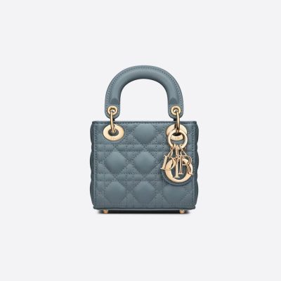 Replica Christian Dior Micro Lady Dior Bag Cannage Lambskin S0856