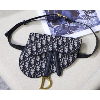 Alternative view of Replica Christian Dior Mini Oblique Saddle Bag M0447