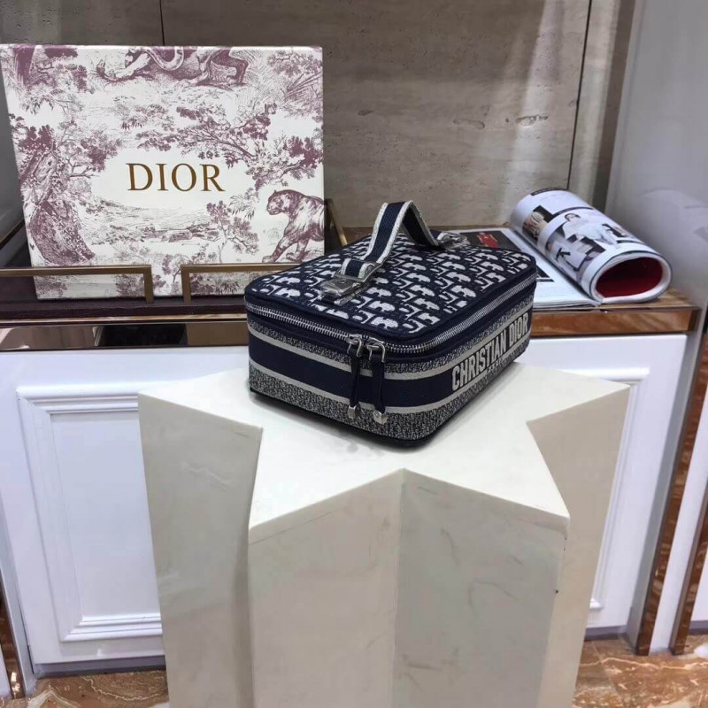 Replica Christian Dior Oblique Cosmetic Case 481050 - Image 3