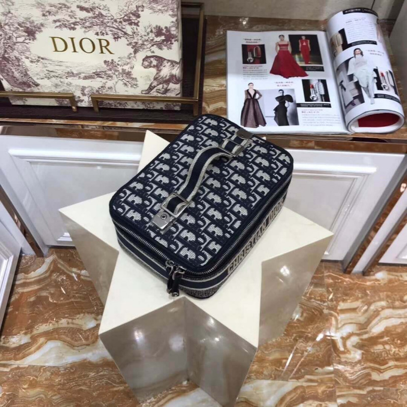 Replica Christian Dior Oblique Cosmetic Case 481050 - Image 5