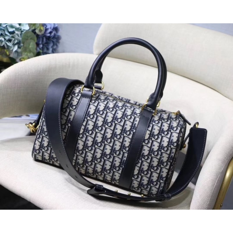 Replica Christian Dior Oblique Diorcamp Speedy 30 Bag M1294