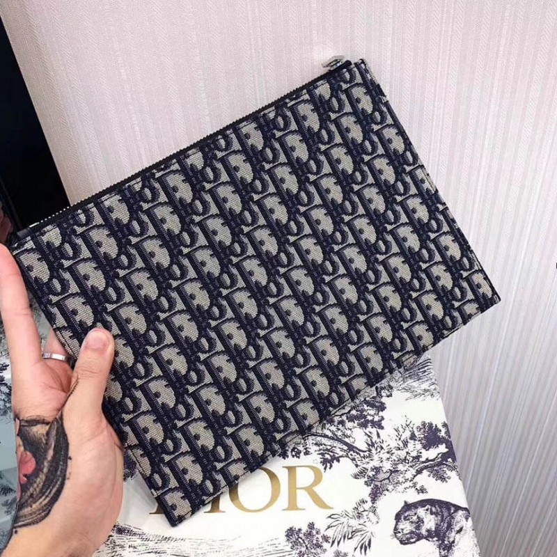 Replica Christian Dior Oblique Pouch 2Obc - Image 4