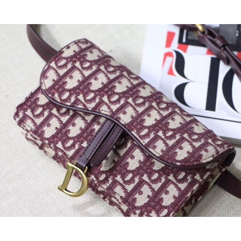 Replica Christian Dior Oblique Saddle Belt Bag S5619 - Image 2