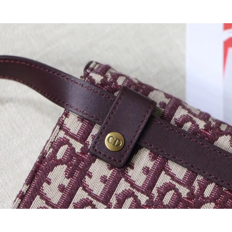 Replica Christian Dior Oblique Saddle Belt Bag S5619 - Image 7
