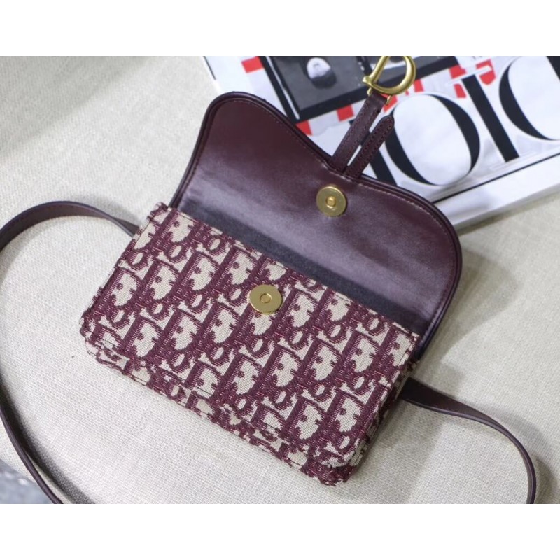 Replica Christian Dior Oblique Saddle Belt Bag S5619 - Image 9