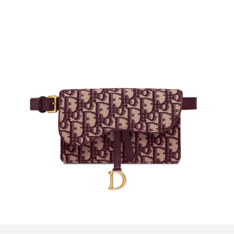 Replica Christian Dior Oblique Saddle Belt Bag S5619